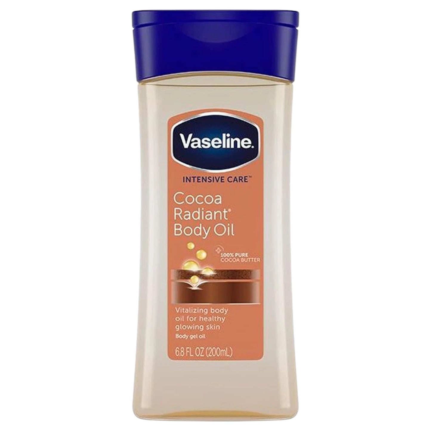 Vaseline Intensive Care Cocoa Radiant Body Oil with Pure Cocoa Butter 200 ml