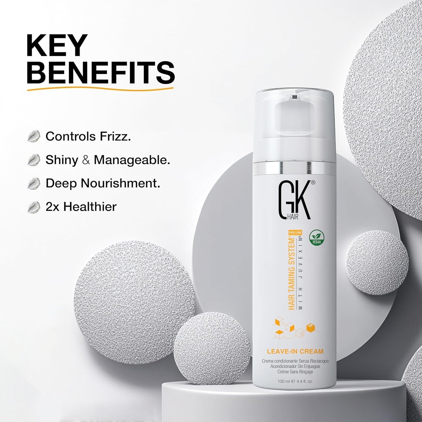 GK hair Leave in Cream 130 ML