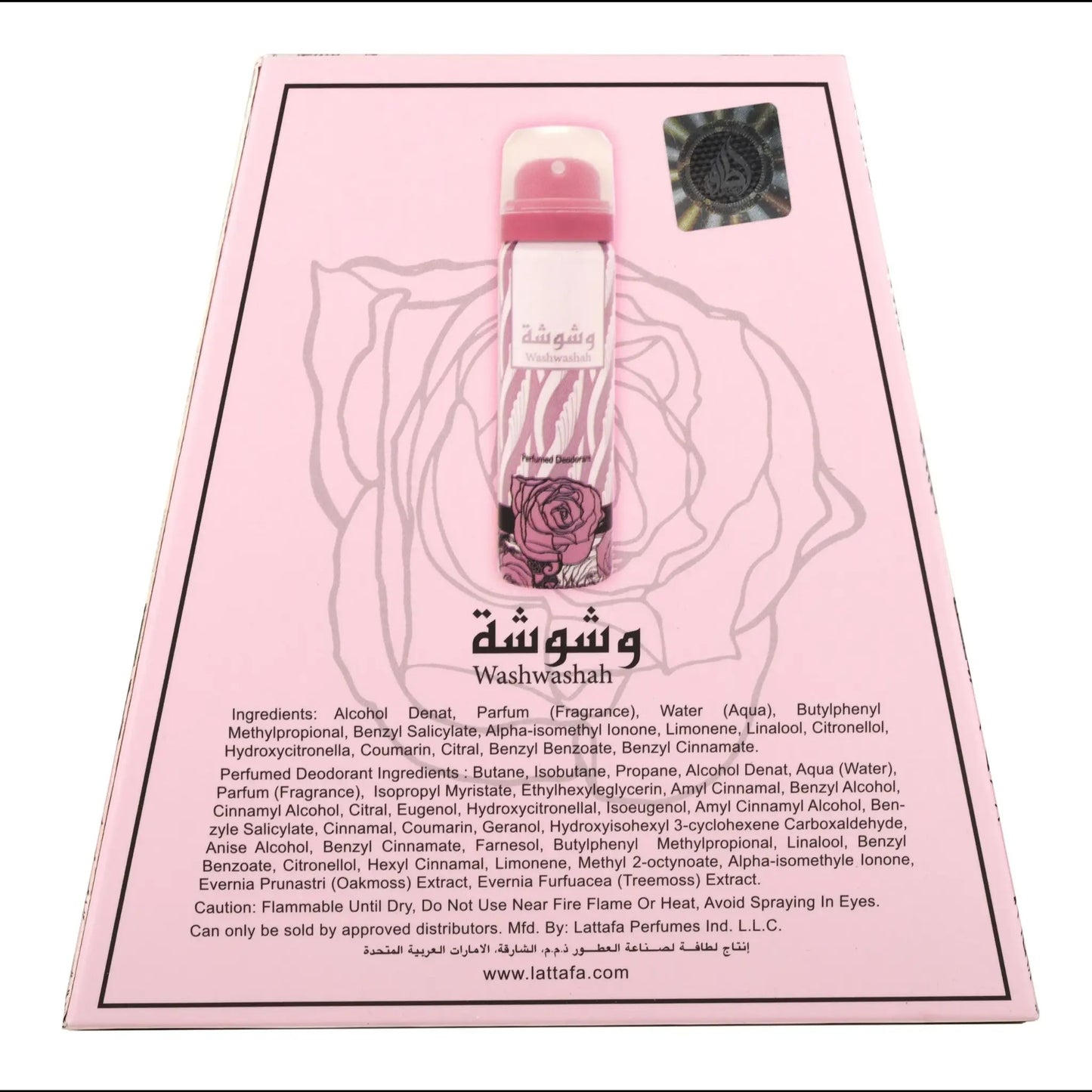 Lattafa Washwasha Parfum 100ml + Spray
