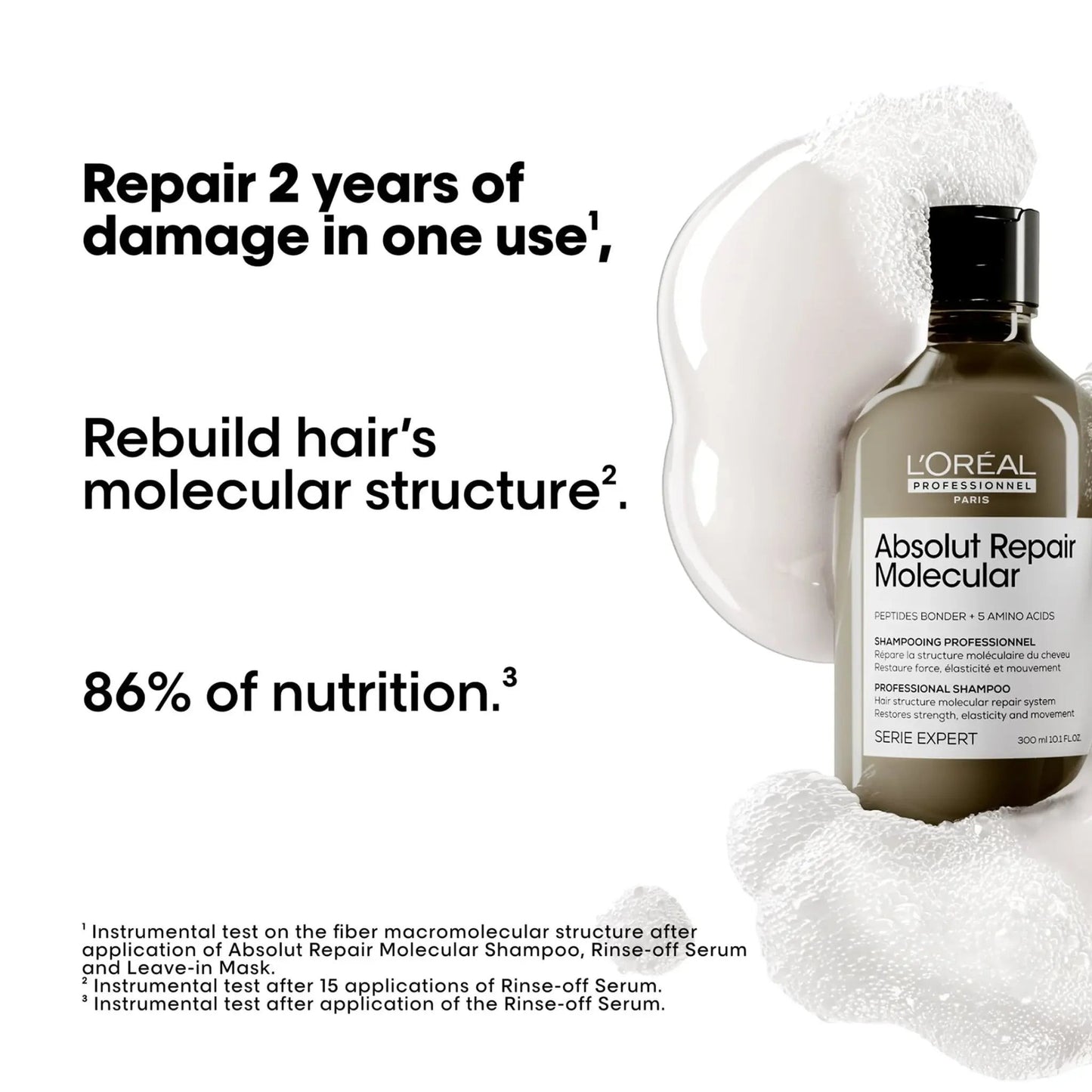 L'Oréal Professionnel Absolut Repair Molecular Shampoo 300Ml
