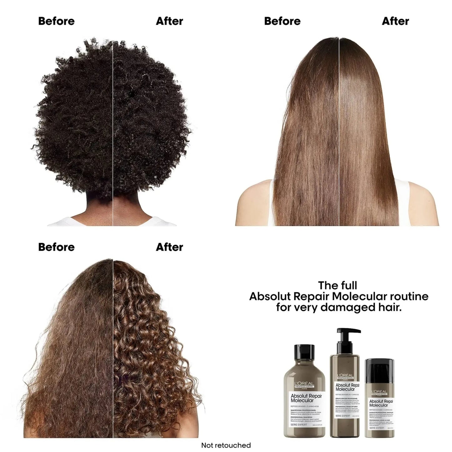 L'Oréal Professionnel Absolut Repair Molecular Shampoo 300Ml