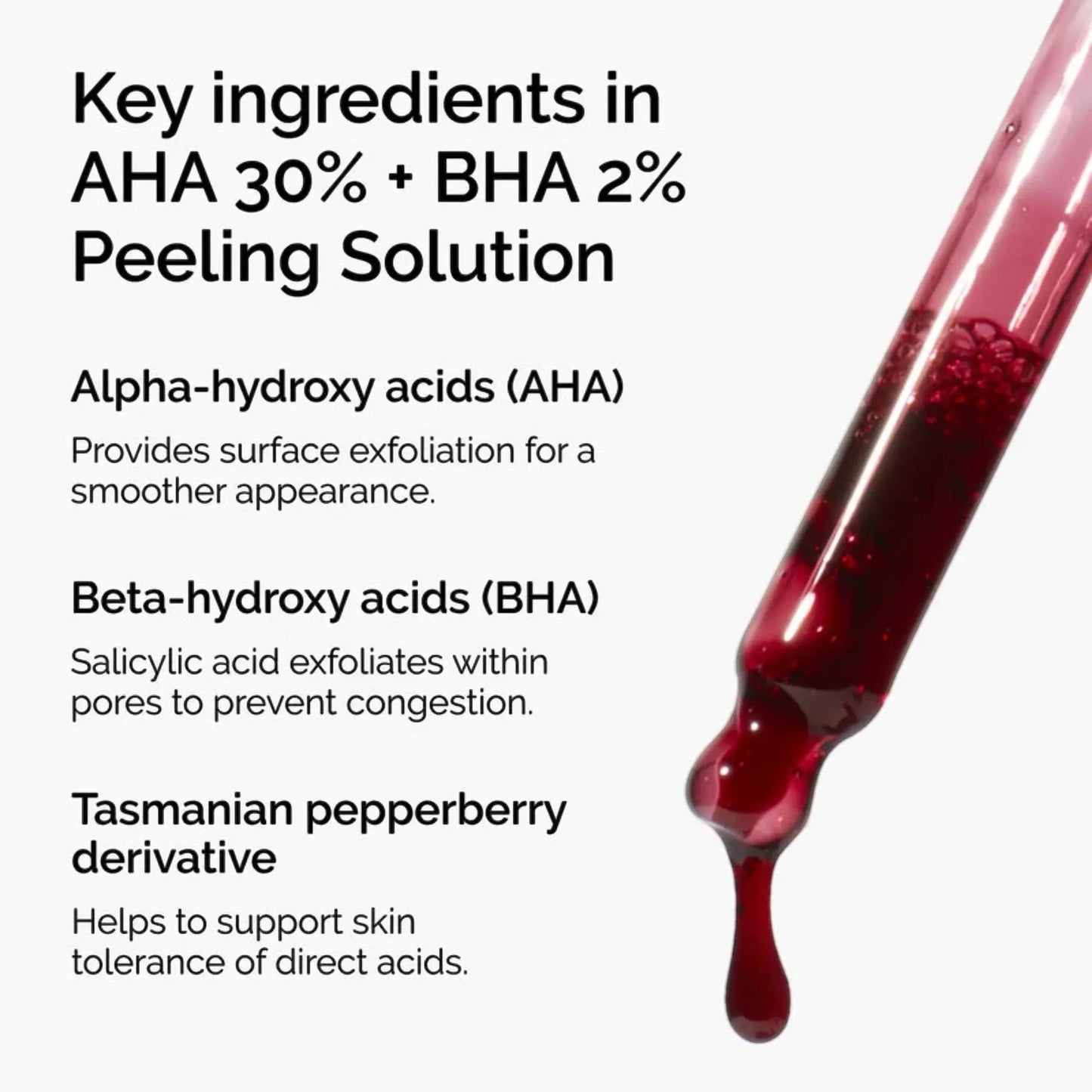 Ordinary Solution AHA 30% + BHA 2% Peeling Solution Serum 30 ML