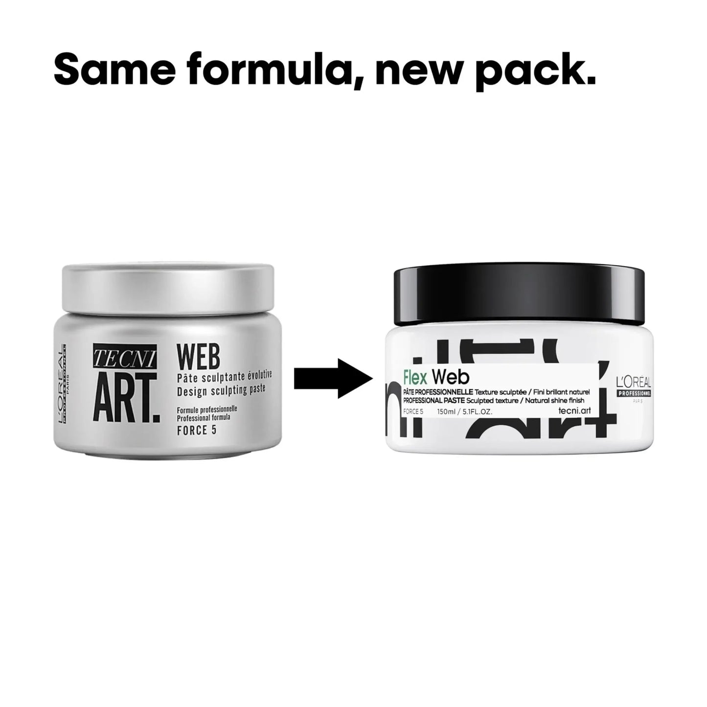 L'Oréal Professionnel tecni.art Flex Web styling paste Cream 150 Ml